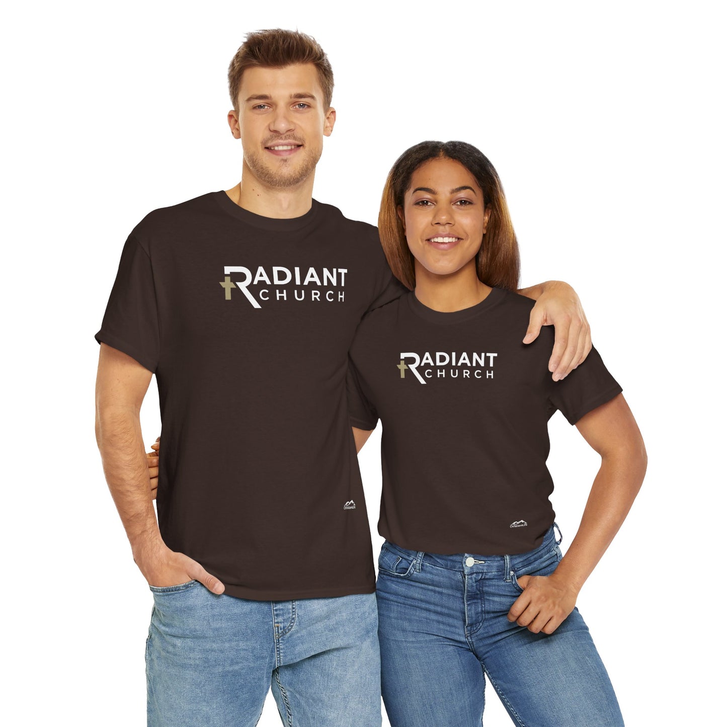 Radiant Church Unisex Cotton Tee | Comfortable Casual Wear, Faith-Based Apparel, Church Events, Gift for Believers, Everyday Style