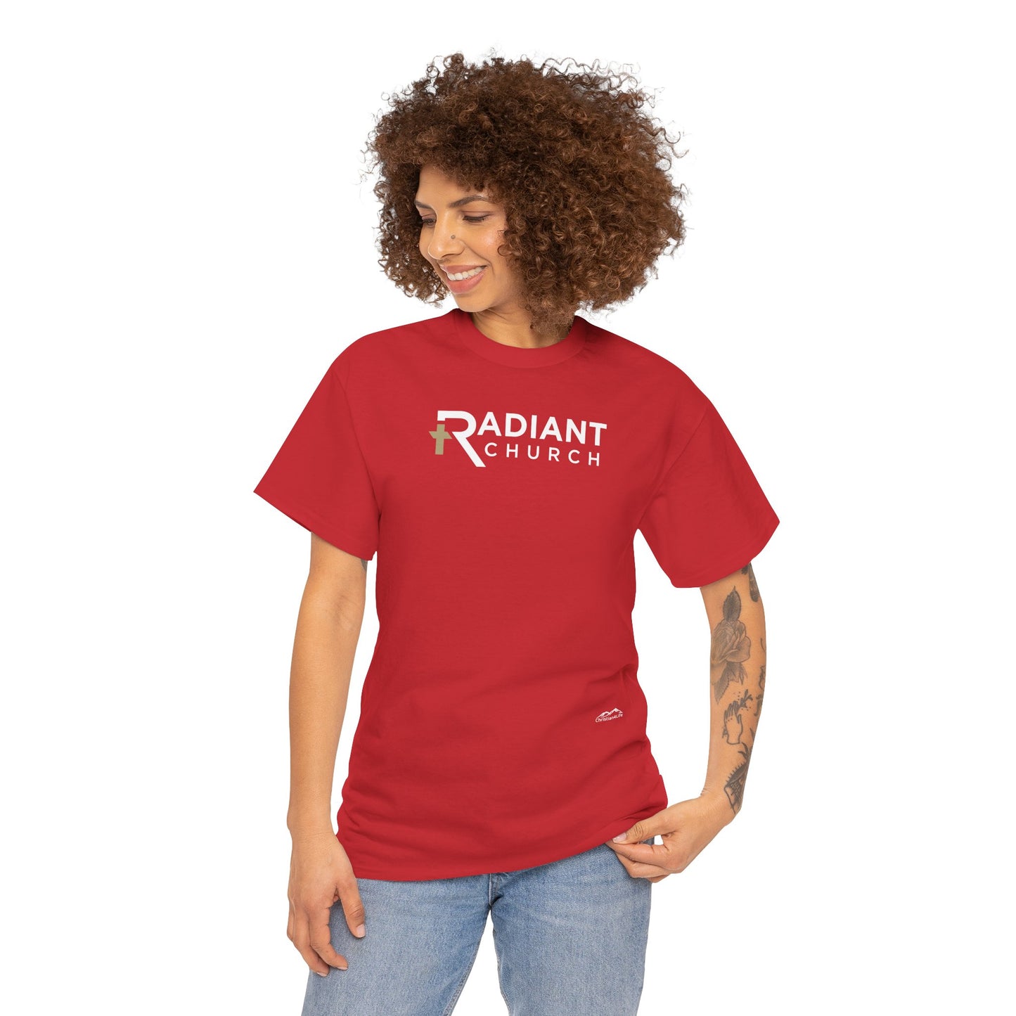 Radiant Church Unisex Cotton Tee | Comfortable Casual Wear, Faith-Based Apparel, Church Events, Gift for Believers, Everyday Style