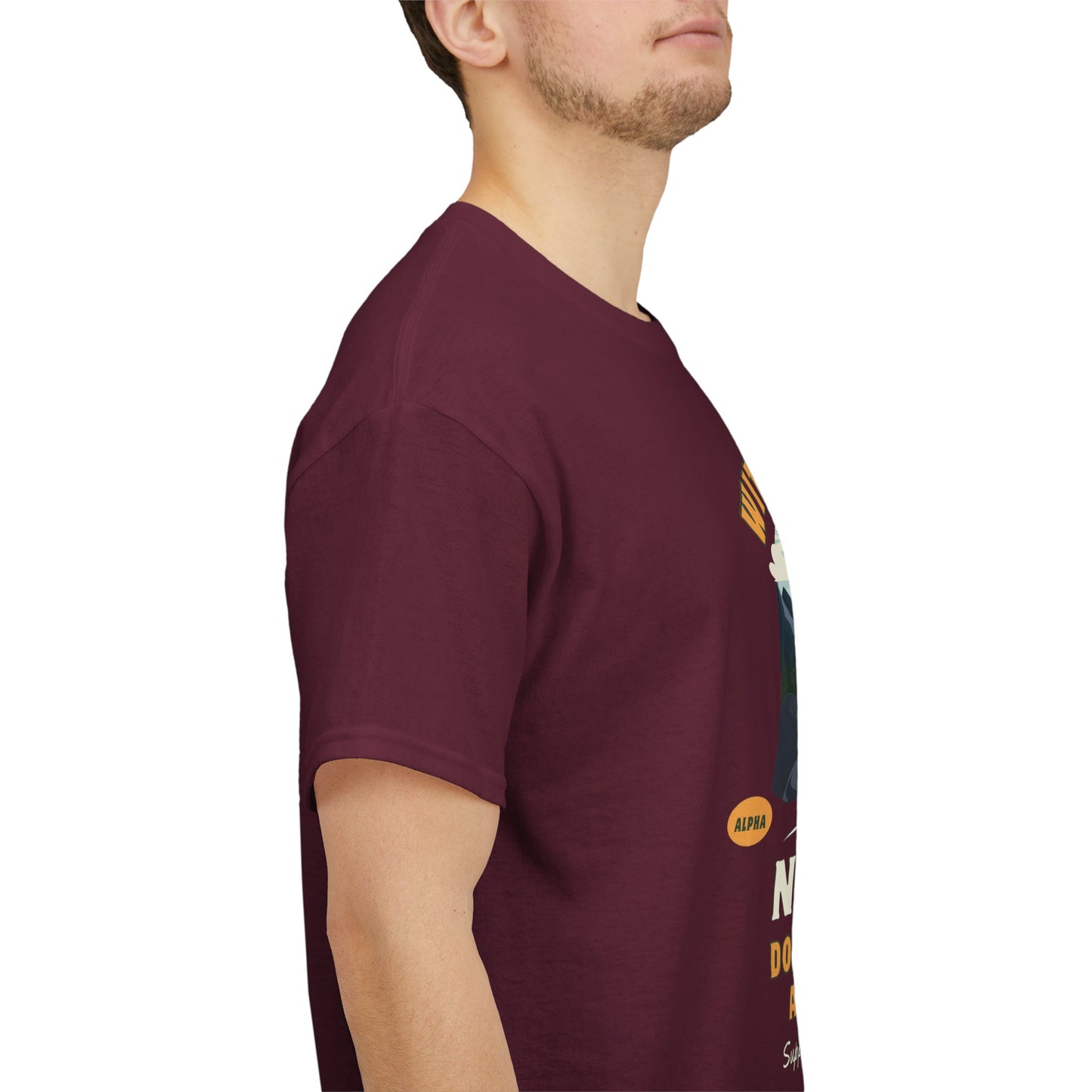 Unisex "With God Nature doesn't need a mother" Heavy Cotton Christian Tee