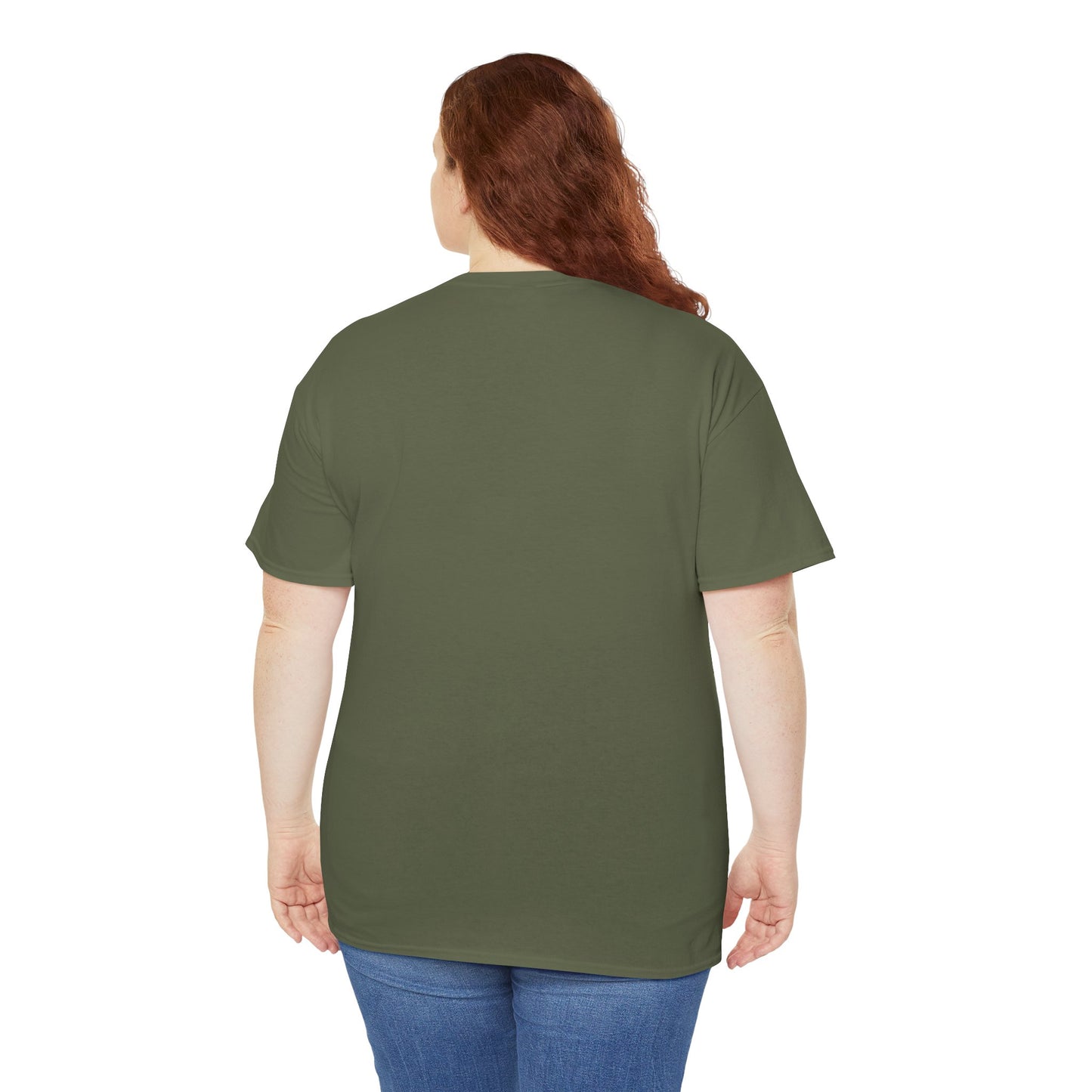 Unisex "With God Nature doesn't need a mother" Heavy Cotton Christian Tee