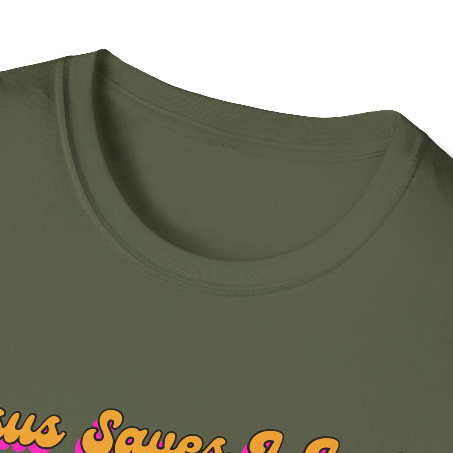 "Jesus Saves, I just Wear the Shirt" Unisex Cotton Softstyle T-Shirt