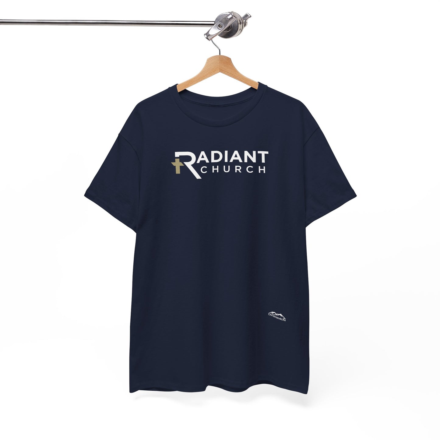 Radiant Church Unisex Cotton Tee | Comfortable Casual Wear, Faith-Based Apparel, Church Events, Gift for Believers, Everyday Style