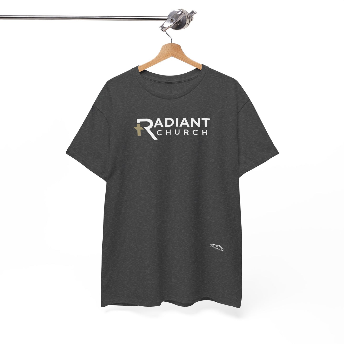 Radiant Church Unisex Cotton Tee | Comfortable Casual Wear, Faith-Based Apparel, Church Events, Gift for Believers, Everyday Style