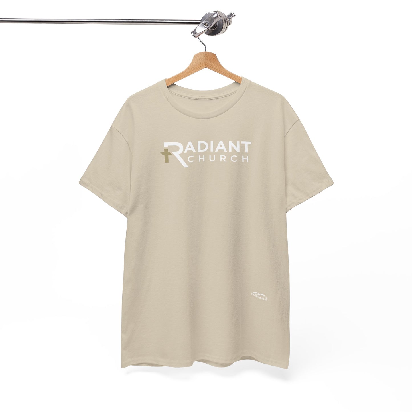 Radiant Church Unisex Cotton Tee | Comfortable Casual Wear, Faith-Based Apparel, Church Events, Gift for Believers, Everyday Style