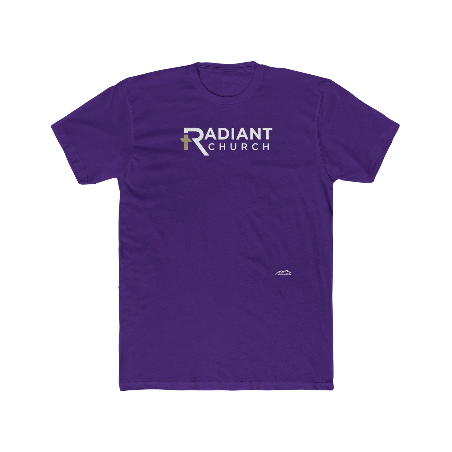 Radiant Church Unisex Cotton Crew Tee - Comfortable Casual Wear for Church Events, Group Gatherings, Faith Inspiration