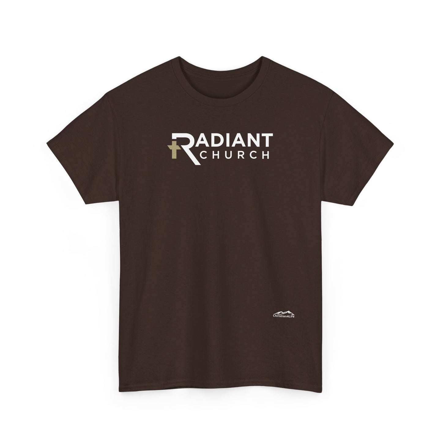 Radiant Church Unisex Cotton Tee | Comfortable Casual Wear, Faith-Based Apparel, Church Events, Gift for Believers, Everyday Style