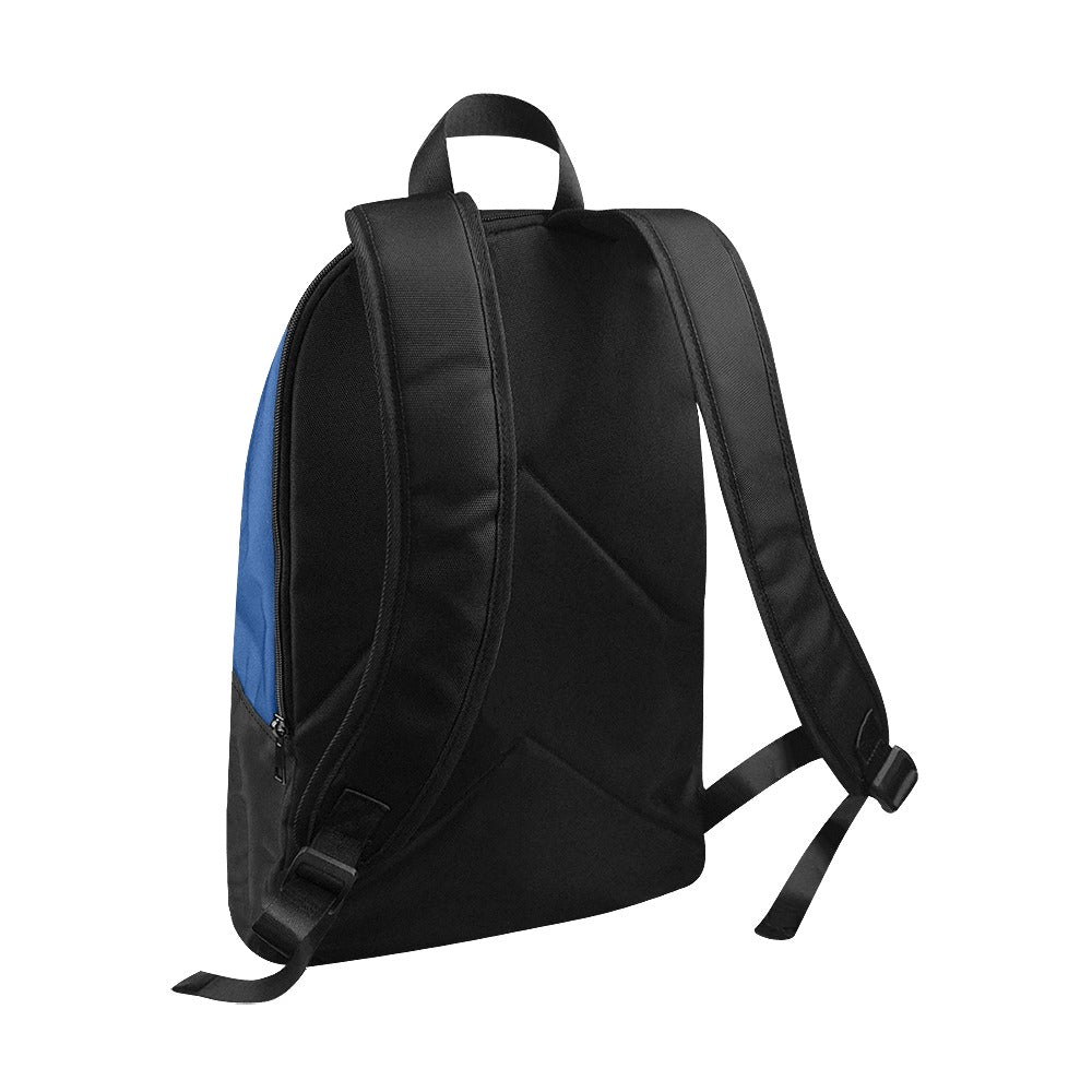 "Jesus Has My Back" Christian Backpack-Black Side Accent (Choose Green or Blue shades)