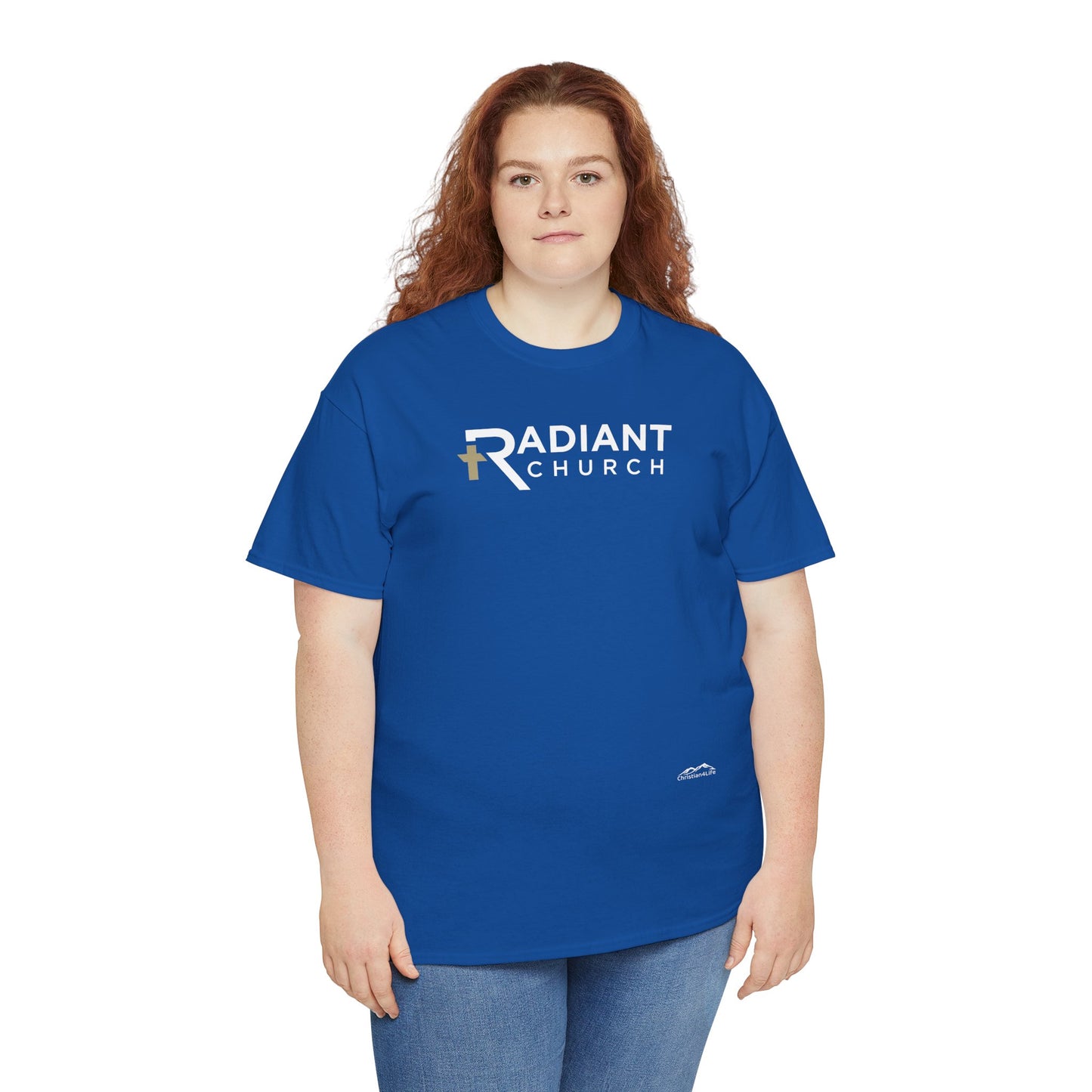 Radiant Church Unisex Cotton Tee | Comfortable Casual Wear, Faith-Based Apparel, Church Events, Gift for Believers, Everyday Style