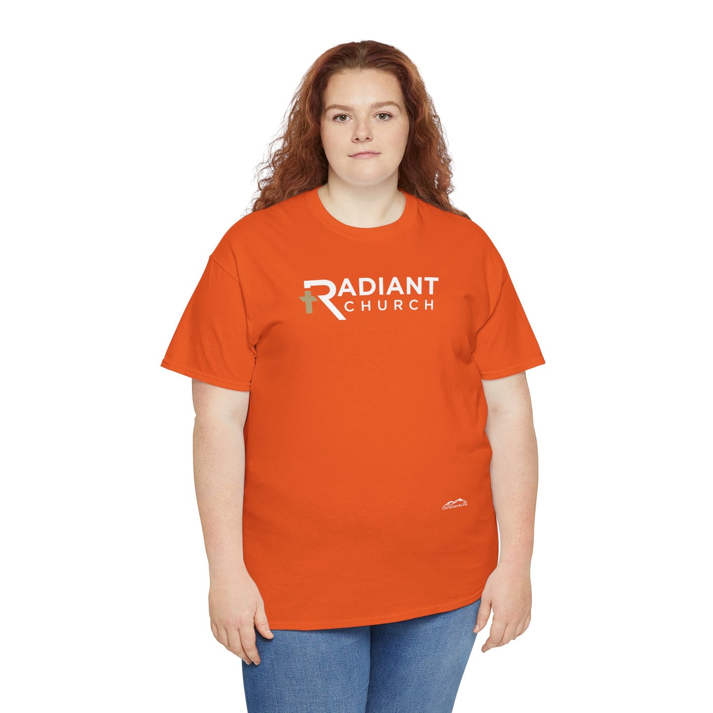 Radiant Church Unisex Cotton Tee | Comfortable Casual Wear, Faith-Based Apparel, Church Events, Gift for Believers, Everyday Style