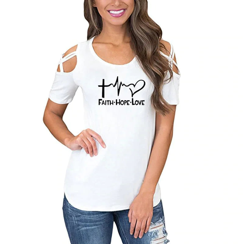 Unique Faith Hope Love Tops with a Stylish Twist - Faith Hope Love Plus Size Tops