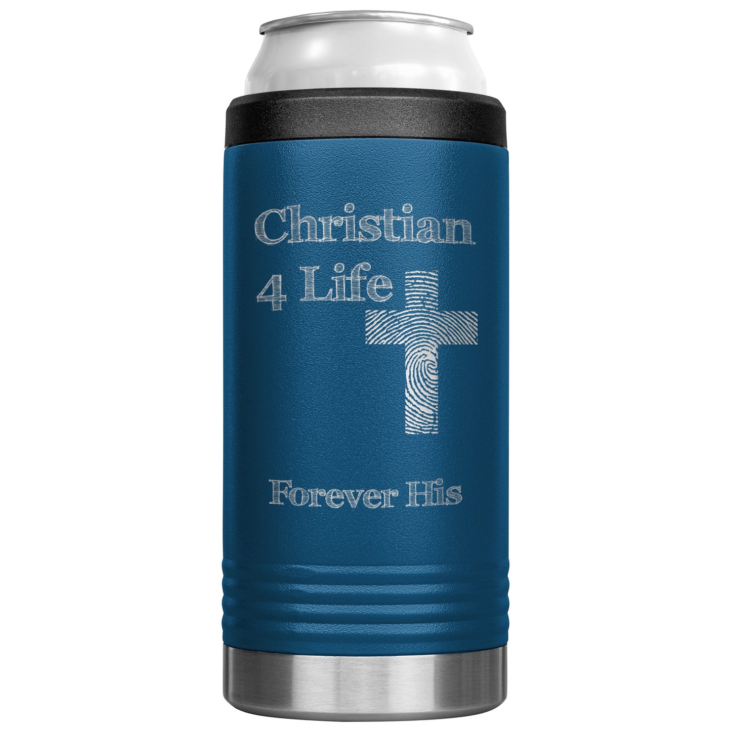 Christian4Life 12oz Cozie Insulated Tumbler Stainless Steel - Blue - Tumblers
