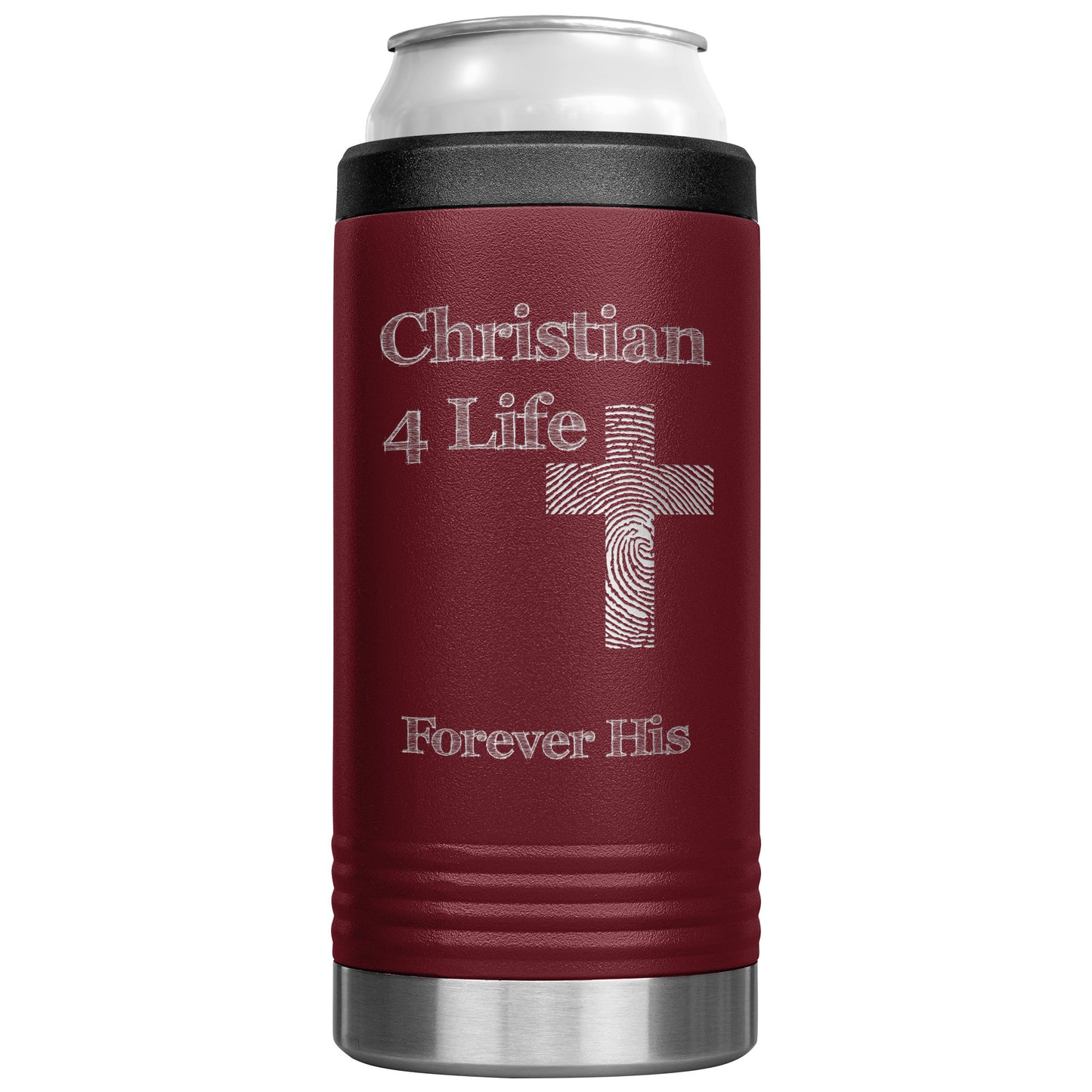 Christian4Life 12oz Cozie Insulated Tumbler Stainless Steel - Purple - Tumblers