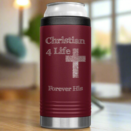 Christian4Life 12oz Cozie Insulated Tumbler, Stainless Steel