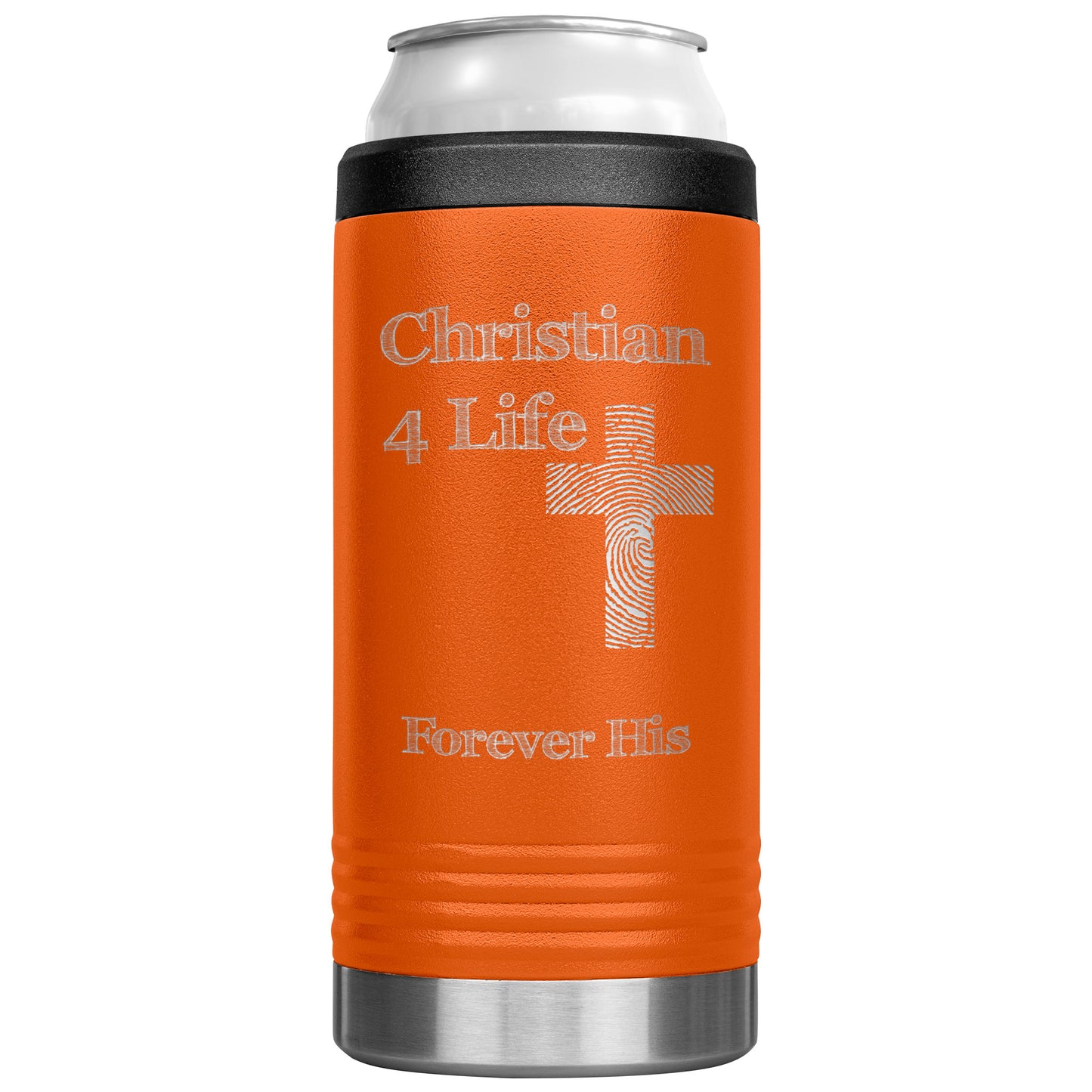 Christian4Life 12oz Cozie Insulated Tumbler Stainless Steel - Orange - Tumblers
