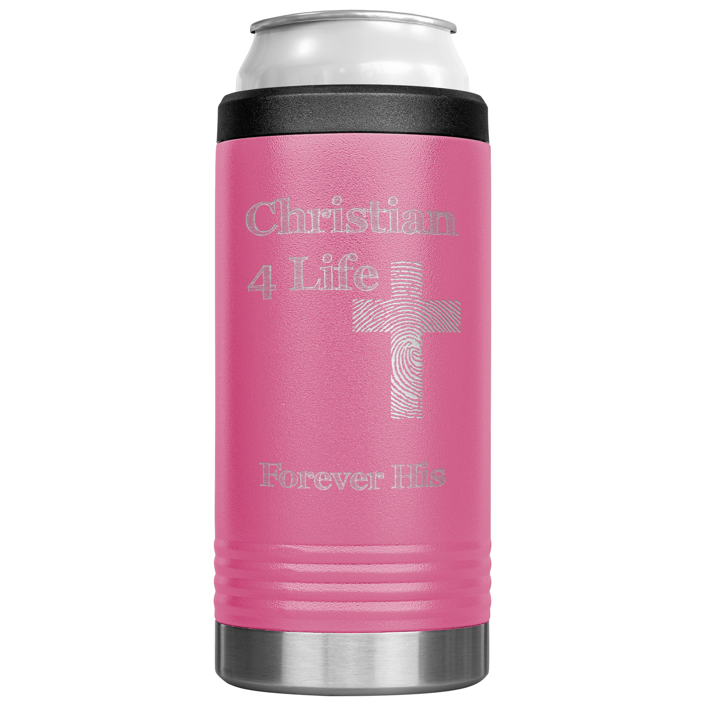 Christian4Life 12oz Cozie Insulated Tumbler Stainless Steel - Pink - Tumblers