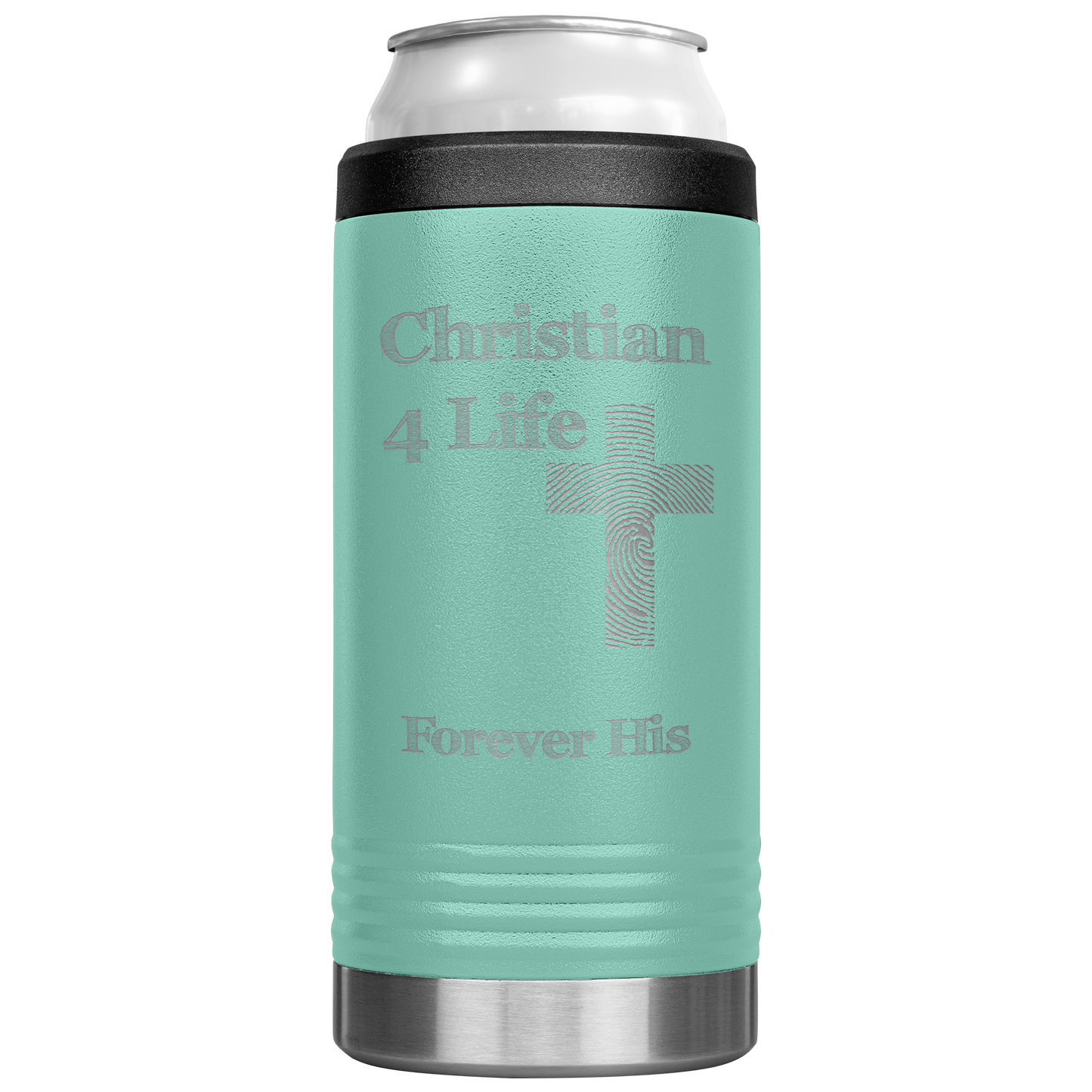 Christian4Life 12oz Cozie Insulated Tumbler Stainless Steel - Teal - Tumblers