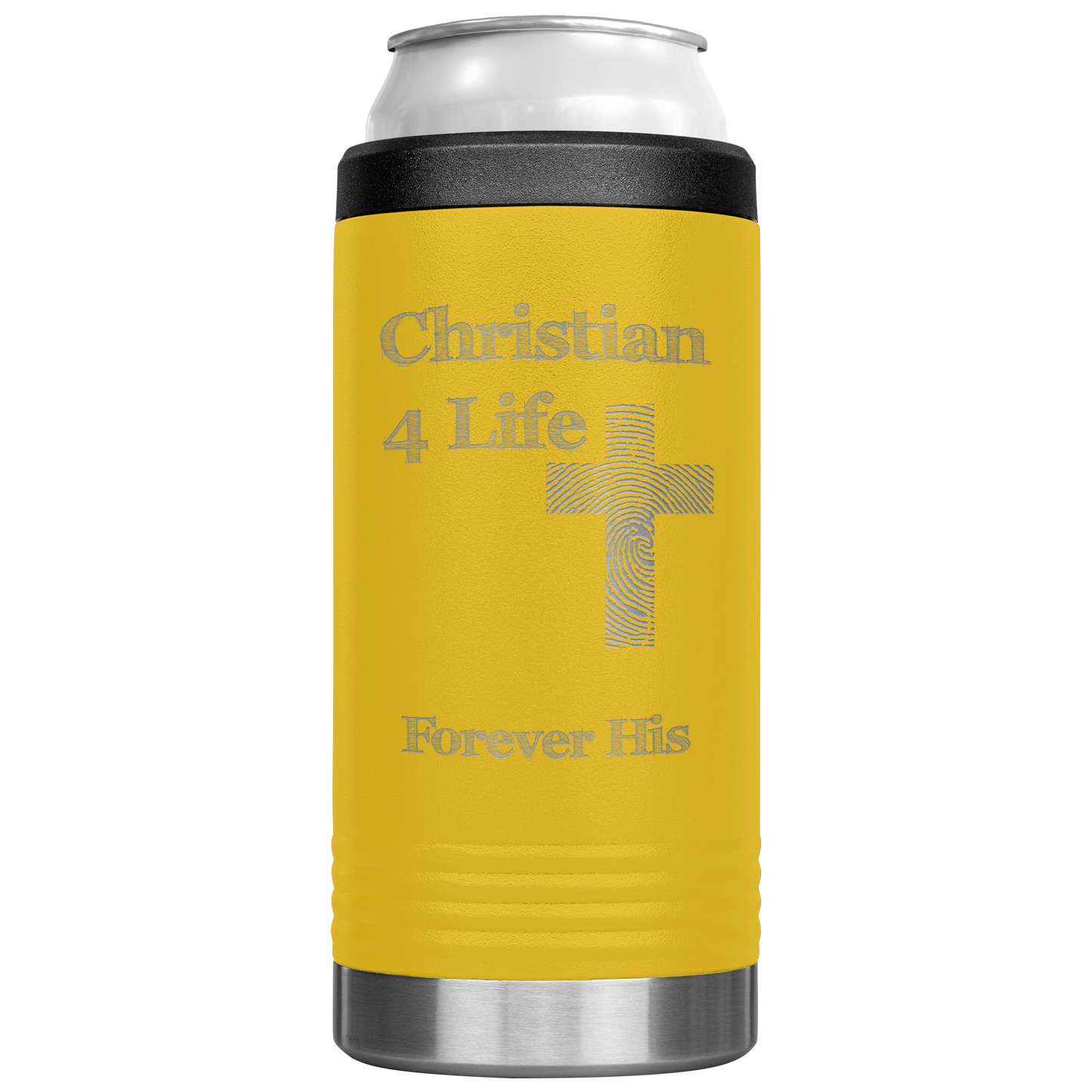 Christian4Life 12oz Cozie Insulated Tumbler Stainless Steel - Yellow - Tumblers