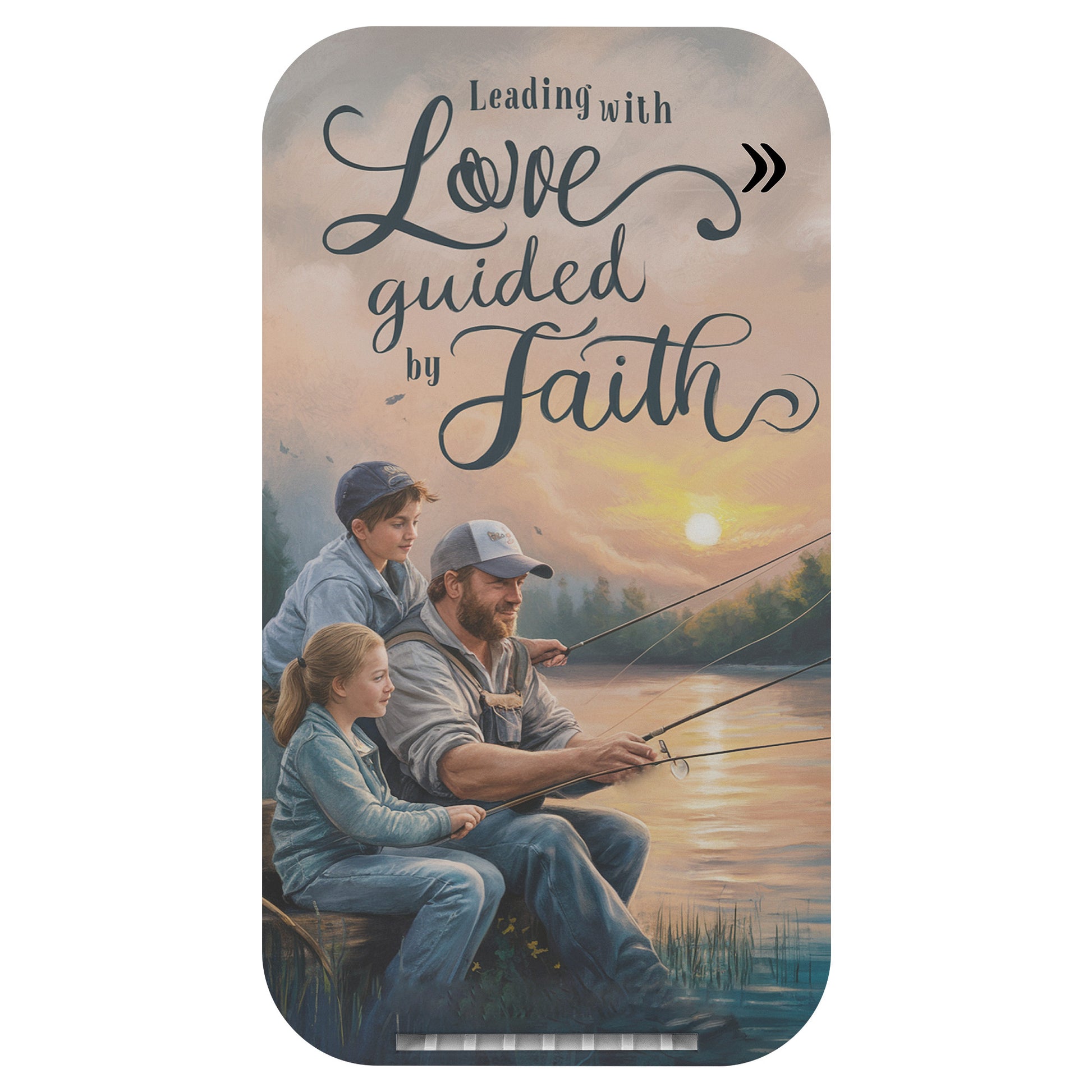 Christian Wireless Charging Stand ’Leading with Love Guided by Faith’ - Accessories
