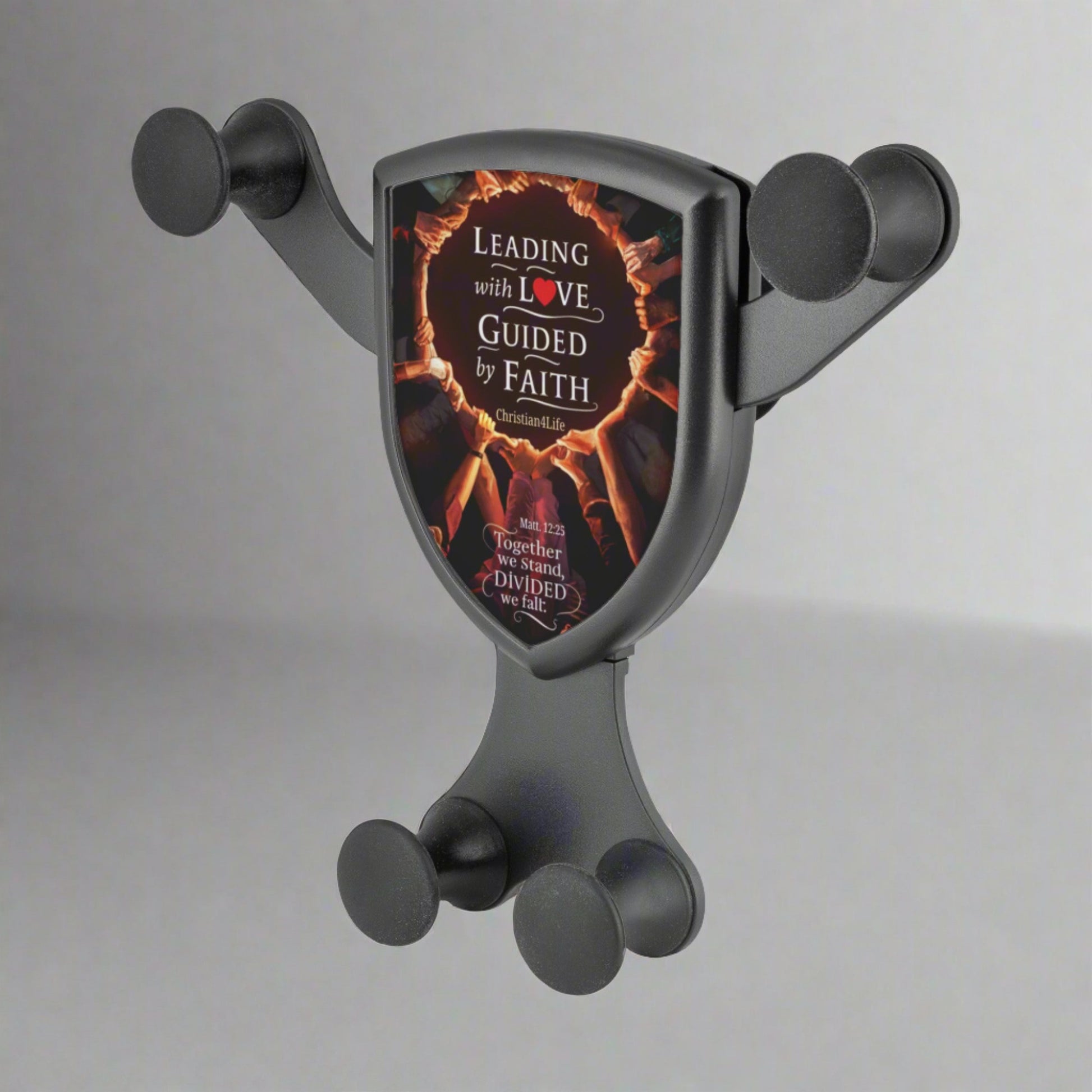 Christian wireless car charger ’Leading with Love Guided by Faith’ - Together - Accessories