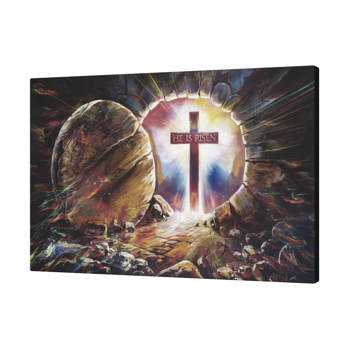 Colorful_He_is_Risen_Gallery_Wrapped_C_H_Angle_T_Mockup.png