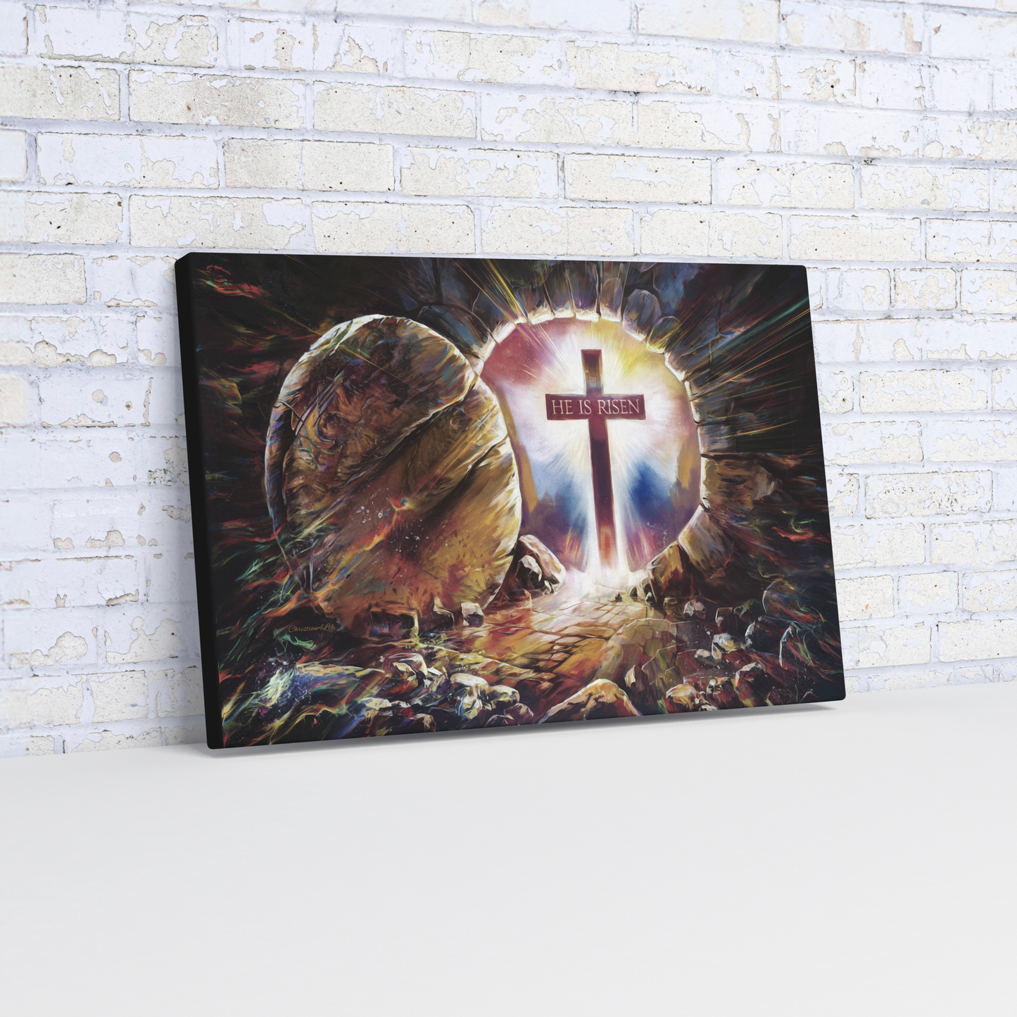 Colorful_He_is_Risen_Gallery_Wrapped_C_H_Wall_Mockup.png