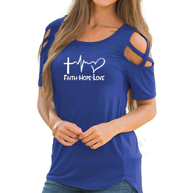 Unique Faith Hope Love Tops with a Stylish Twist - Faith Hope Love Plus Size Tops