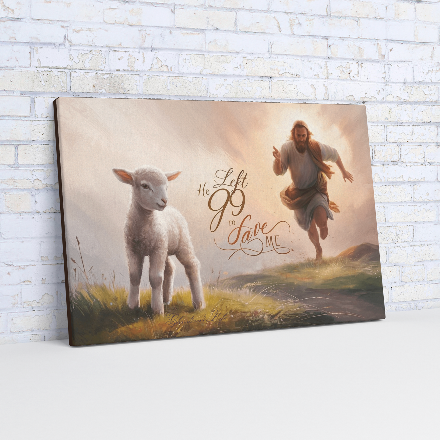 He_Left_99_to_Save_Me_Oil_style_Galler_H_Angle_Wall_Mockup.png
