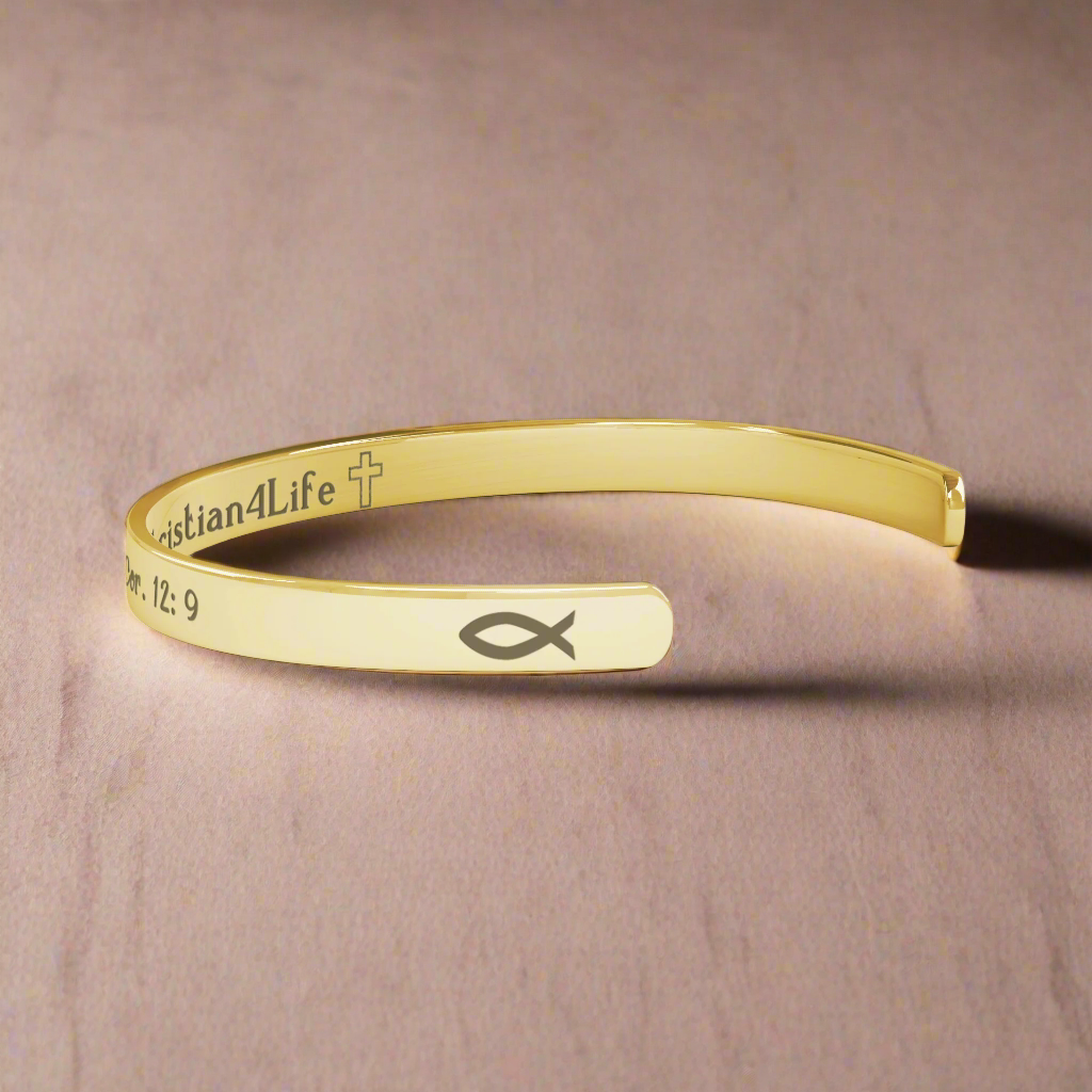 His Grace is Enough for me Christian bracelet - Jewelry