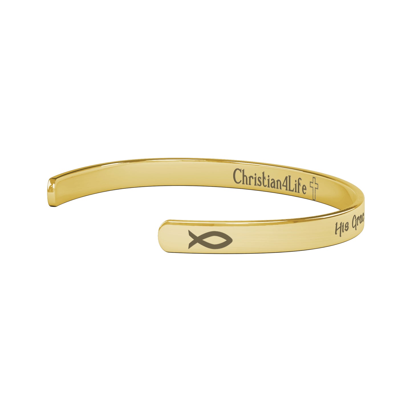 His Grace is Enough for me Christian bracelet - Jewelry
