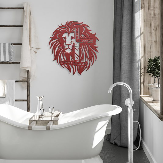 Lion_of_Judah_-_Lion_and_Cross_Christia_Red_Modern_Bathroom_Mockup.png