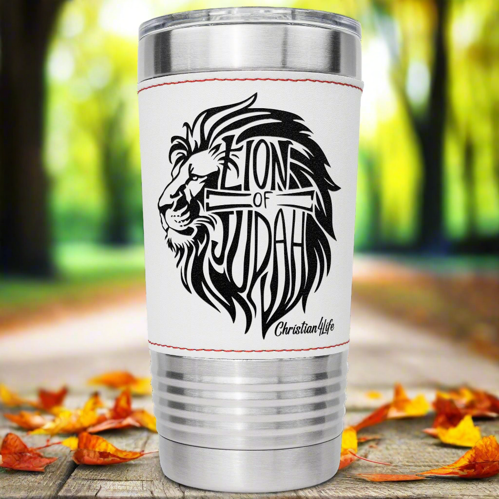 Lion of Judah 20oz Insulated Baseball Tumbler - Christian Tumbler (optional personalized name or Message)