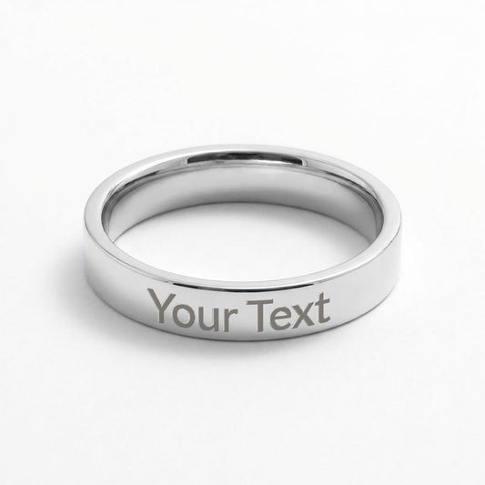 REDEEMED BY GRACE - Engraved Women's Ring