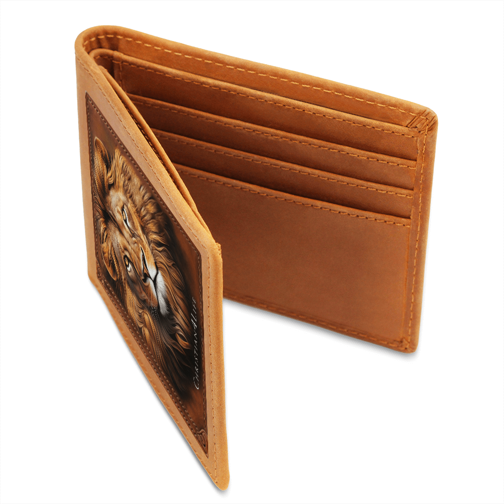Lion of Judah Christian4Life Graphic Leather Wallet