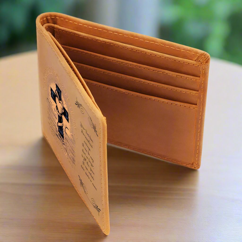 Personalized ’Saved Redeemed Forever His’ Christian Wallet - Jewelry