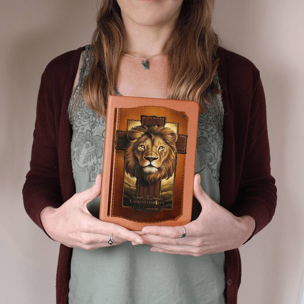 3D Christian4Life Lion and Cross Graphic Christian Journal - Journals