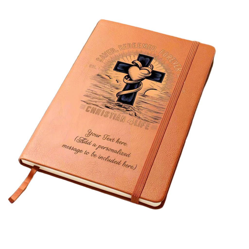 Personalized ’Saved Redeemed Forever His’ Christian Journal - Journals