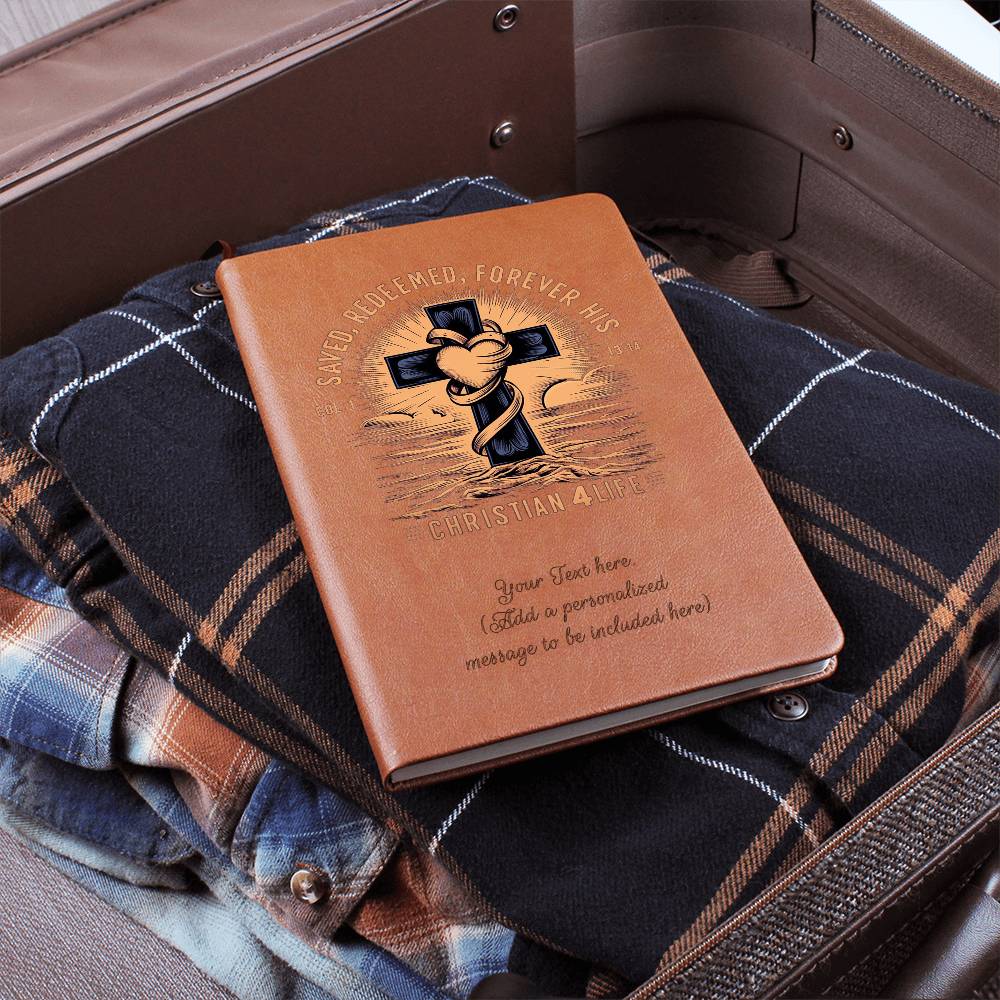 Personalized ’Saved Redeemed Forever His’ Christian Journal - Journals