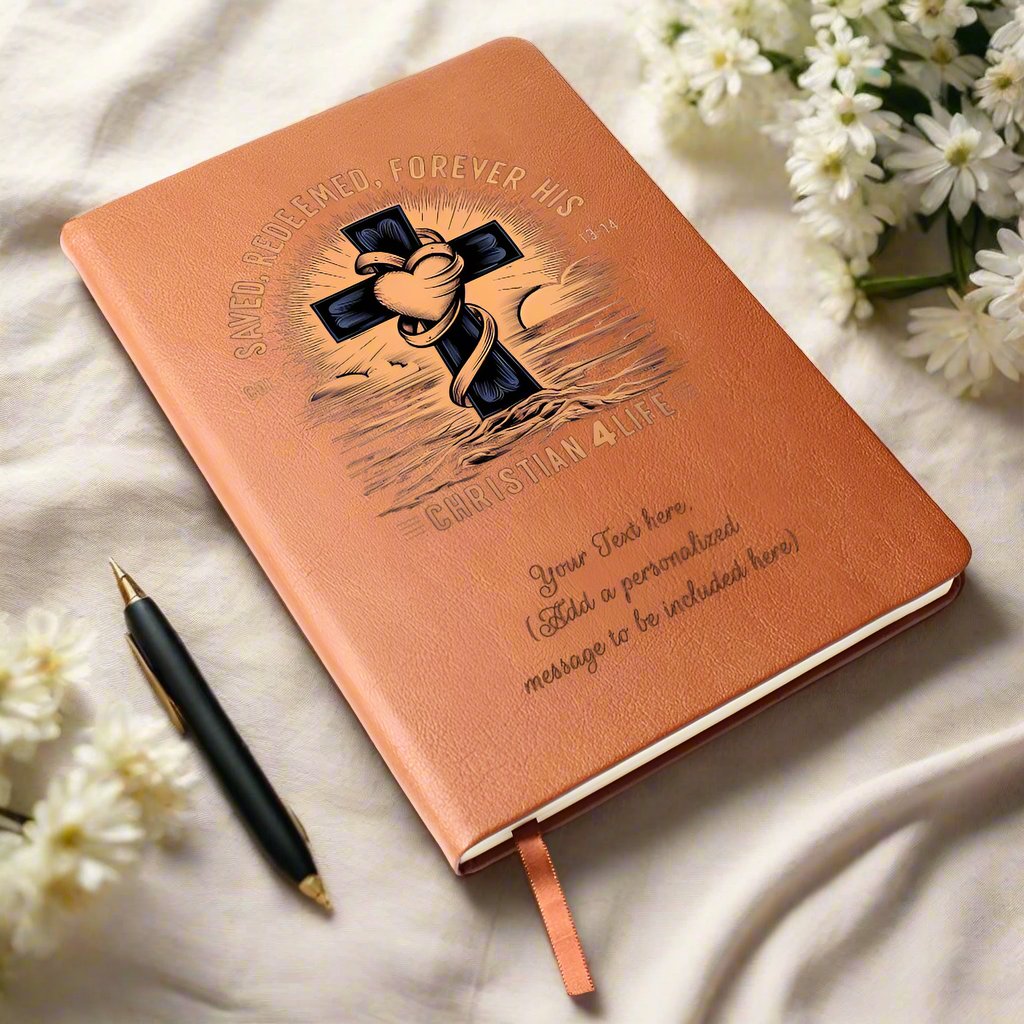 Personalized ’Saved Redeemed Forever His’ Christian Journal - Journals