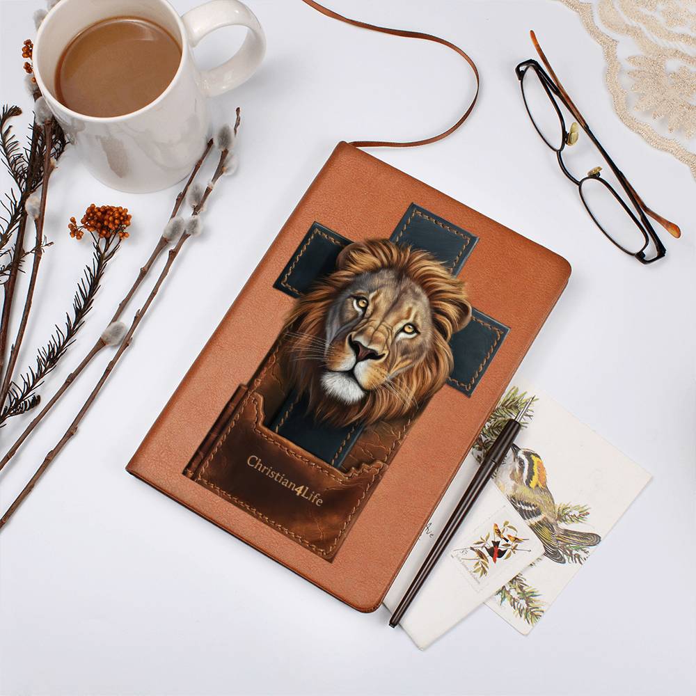Christian4Life Lion and Cross Christian Journal Notebook - Journals
