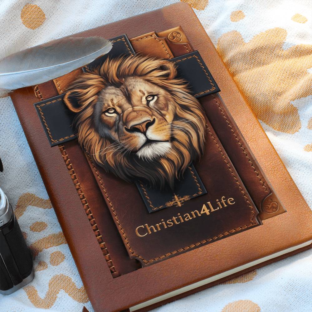 Lion and Cross Christian4Life 3D Graphic Christian Journal - Journals