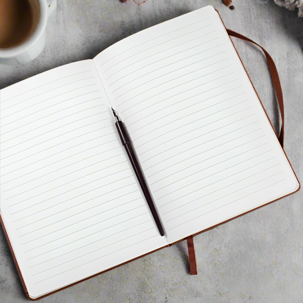 Personalized ’I Can Do All Things through Christ’ vegan leather Graphic Christian Journal - Journals