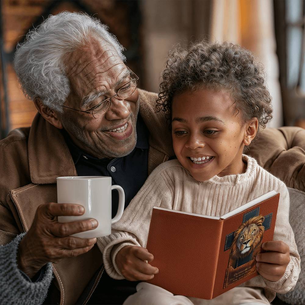 Personalized 3D Christian4Life Lion and Cross Graphic Christian Journal - Journals