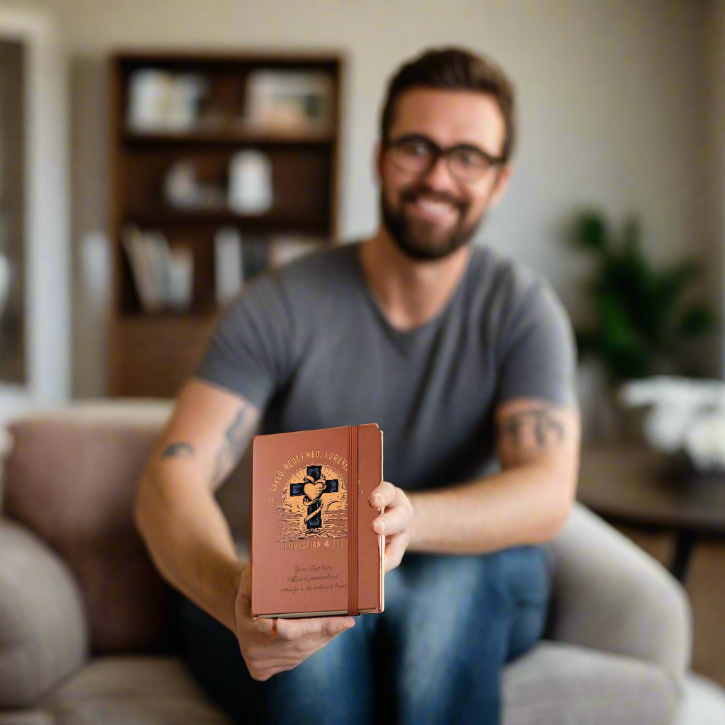 Personalized ’Saved Redeemed Forever His’ Christian Journal - Journals