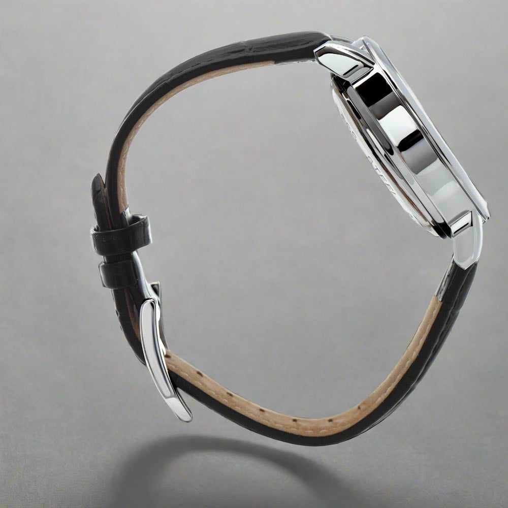 Men’s Openwork Watch with Personalized insert card. - Jewelry