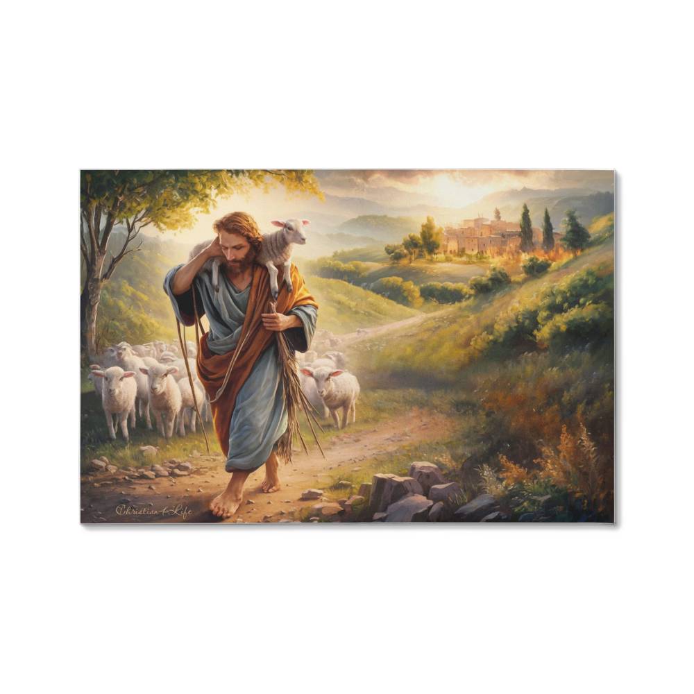 The Good Shepherd Gallery Wrapped Christian Wall Art Canvas - Canvas