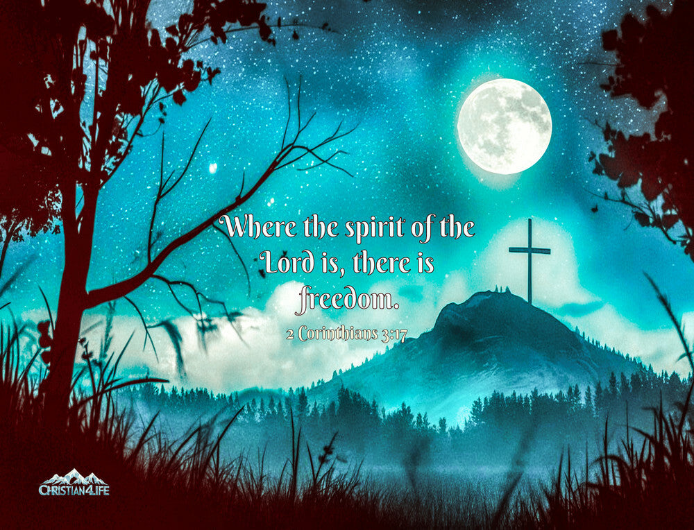 "Where the spirit of the Lord is" Mink Touch Fleece Blanket