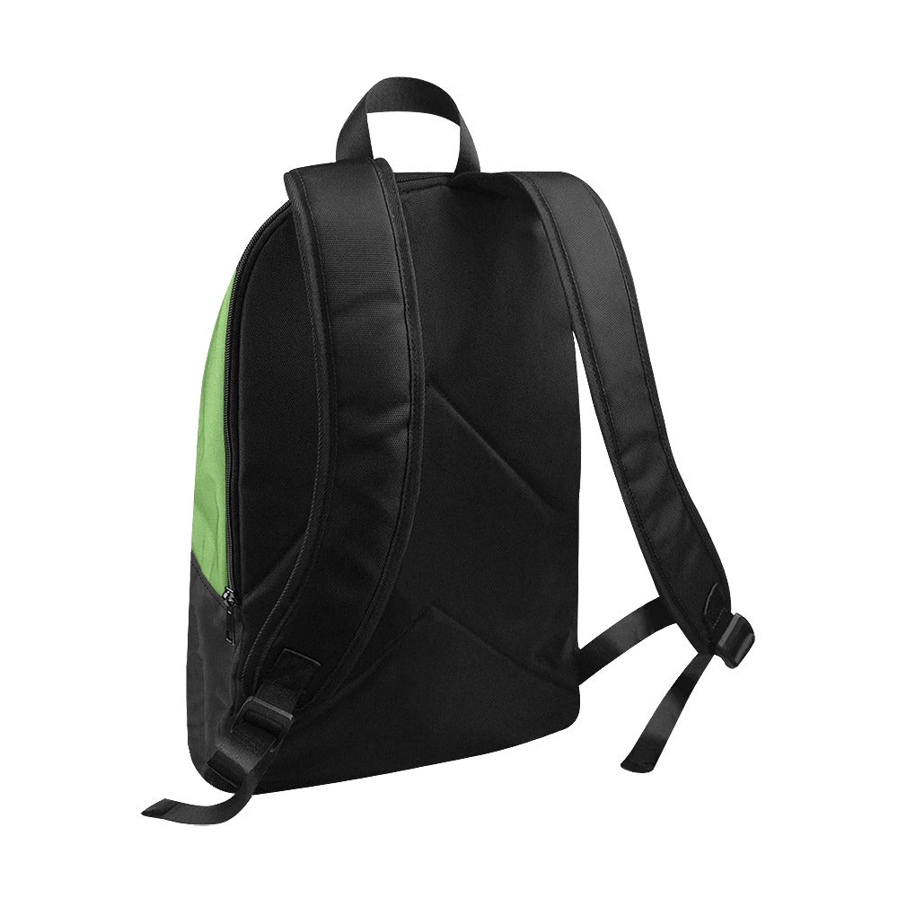 "Jesus Has My Back" Christian Backpack-Black Side Accent (Choose Green or Blue shades)