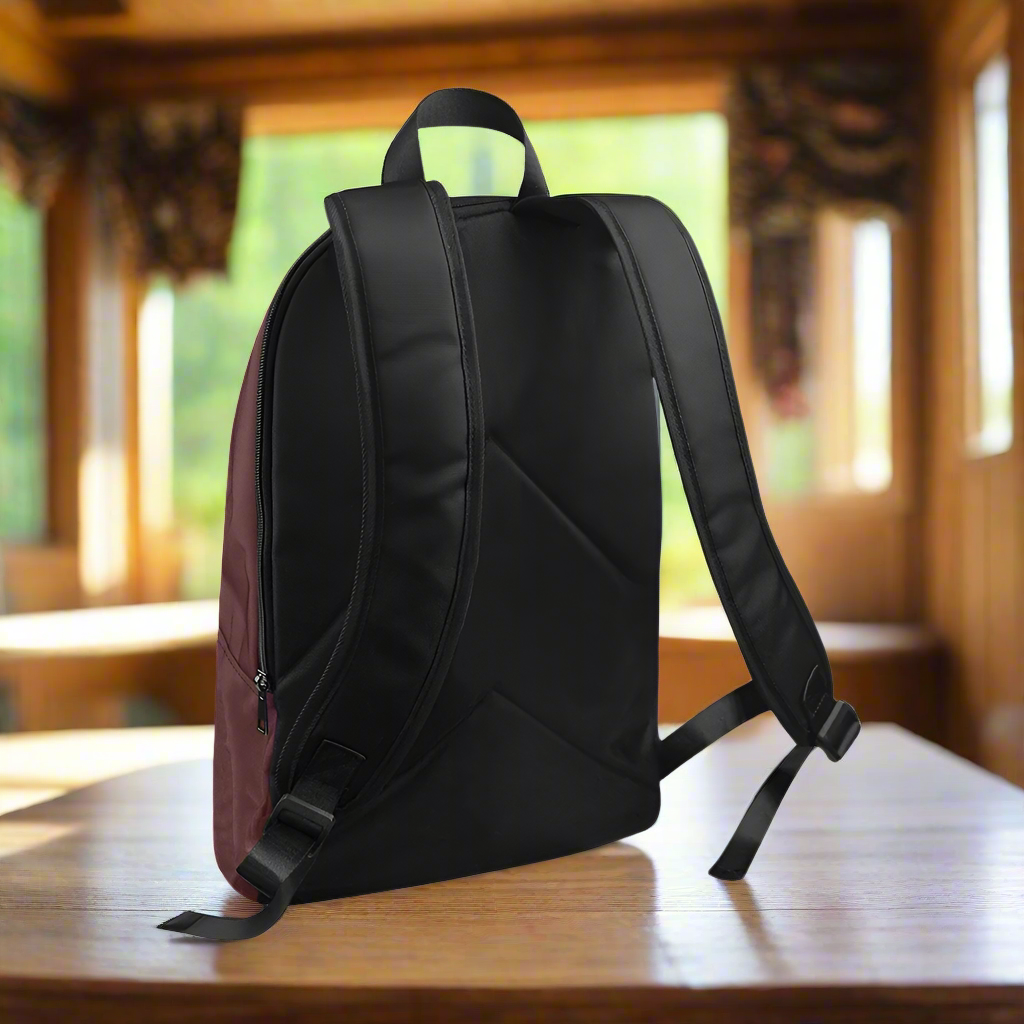"Jesus Has My Back" Graphic design Christian Backpack (Choose Brown Shade)