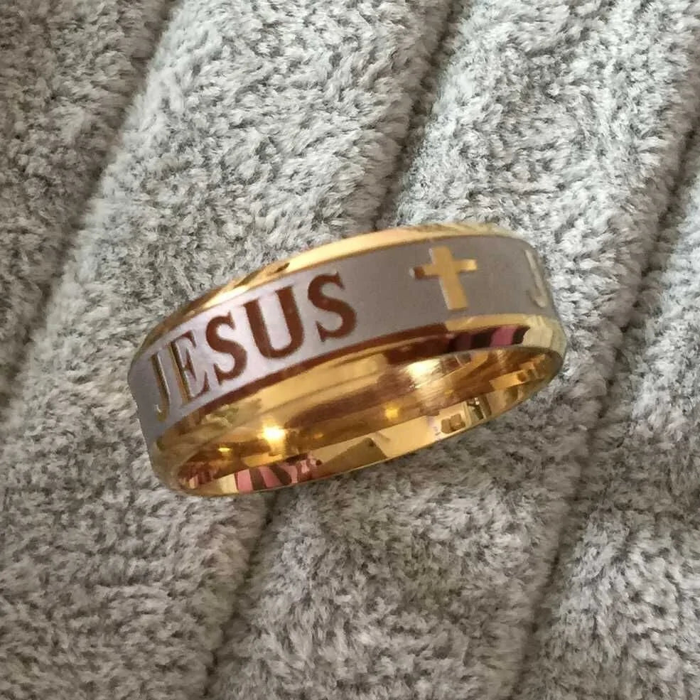 Jesus Cross Ring - Jewelry