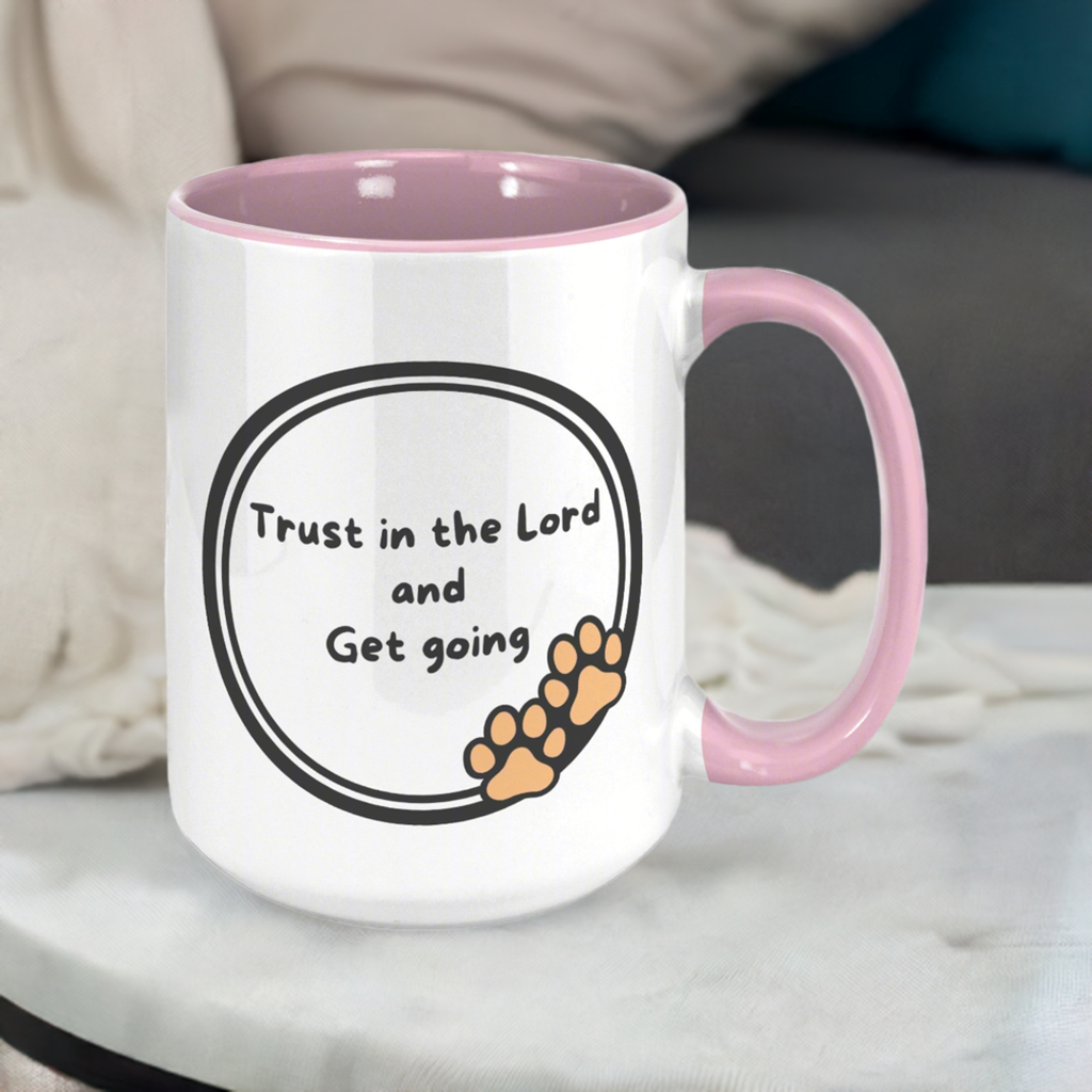 ’God never sleeps but I always want to’ 15oz Mug - inside color schemes - Mug